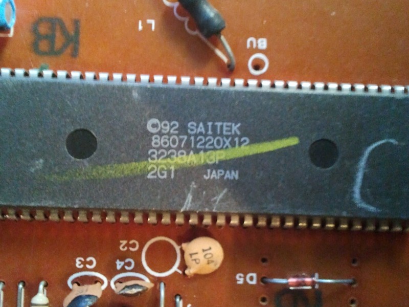 Saitek Kasparov GK 2000  Saitek_GK2000_CPU