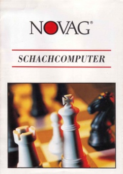 Schachcomputer Prospekt Novag Chess Robot 2 Seiten