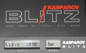 Display des Saitek Kasparov Blitz